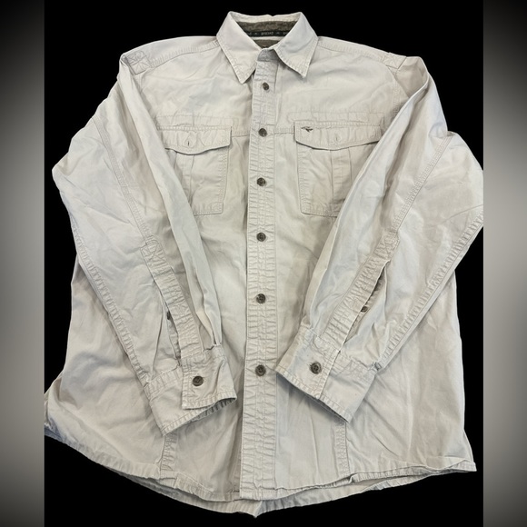 Redhead Long Sleeve Fishing/Hunting Shirt. Size‎ Medium. Khaki. - Picture 1 of 3